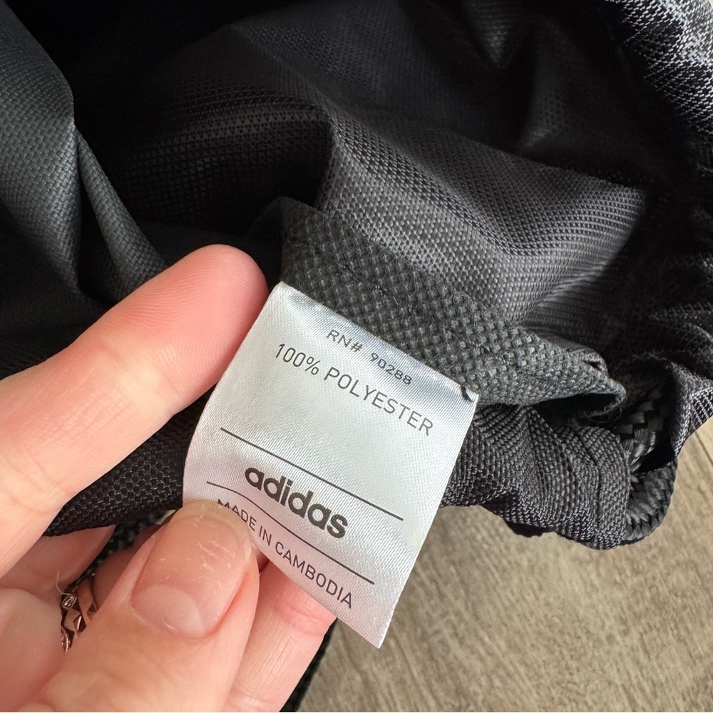 Adidas World Cup Soccer Futbol Black Drawstring Backpack - Picture 6 of 6